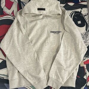 Essentials hoodie light oatmeal